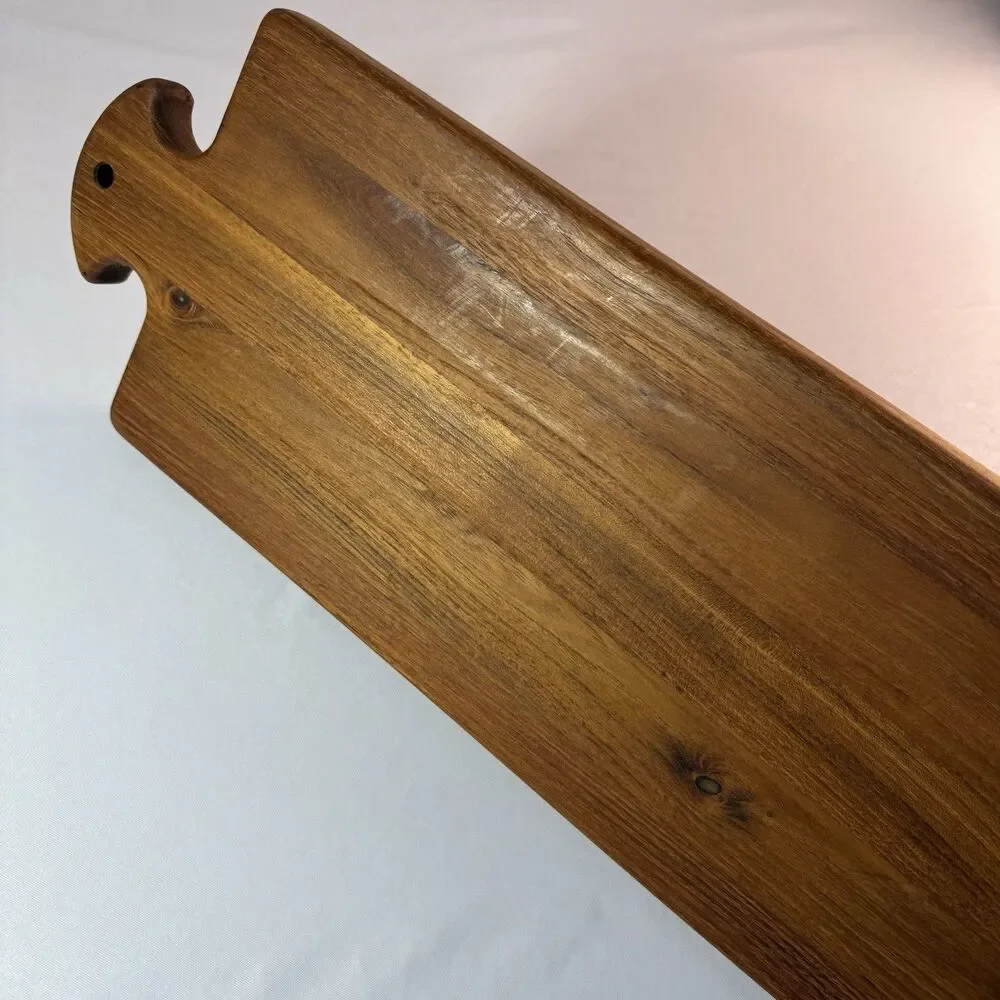ETU Home Wood Rectangle Charcuterie Cheese Serving Board